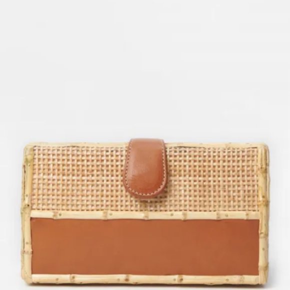 J. McLaughlin Handbags - Valeria Wicker Clutch